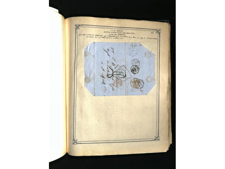 1757/1917, interessante Sammlung mit über 350 Briefen, dabei viel Vorphila bzw. markenlose Belege u.a. mit Kartenschluß, auße