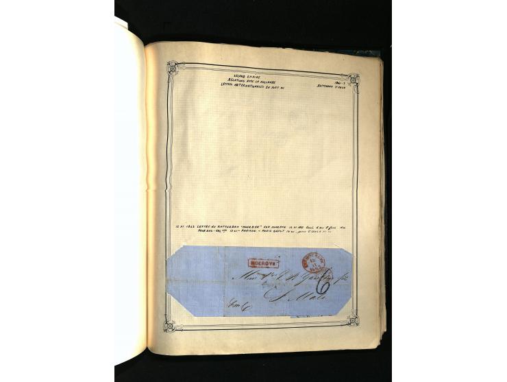 1757/1917, interessante Sammlung mit über 350 Briefen, dabei viel Vorphila bzw. markenlose Belege u.a. mit Kartenschluß, auße