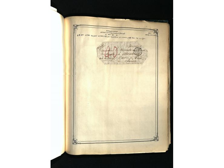 1757/1917, interessante Sammlung mit über 350 Briefen, dabei viel Vorphila bzw. markenlose Belege u.a. mit Kartenschluß, auße