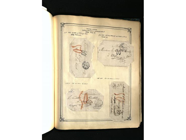 1757/1917, interessante Sammlung mit über 350 Briefen, dabei viel Vorphila bzw. markenlose Belege u.a. mit Kartenschluß, auße