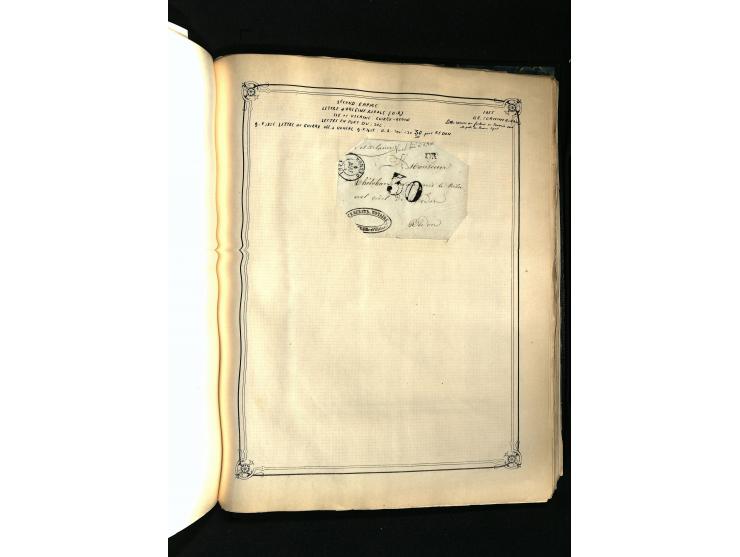 1757/1917, interessante Sammlung mit über 350 Briefen, dabei viel Vorphila bzw. markenlose Belege u.a. mit Kartenschluß, auße