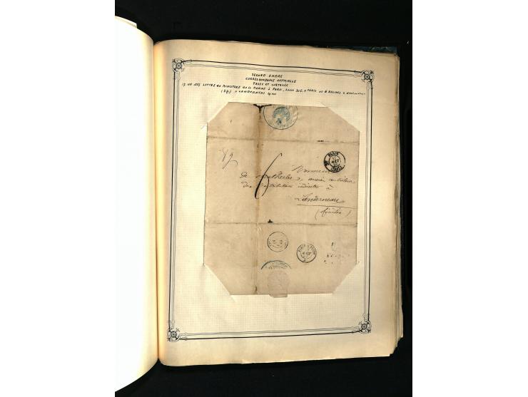 1757/1917, interessante Sammlung mit über 350 Briefen, dabei viel Vorphila bzw. markenlose Belege u.a. mit Kartenschluß, auße
