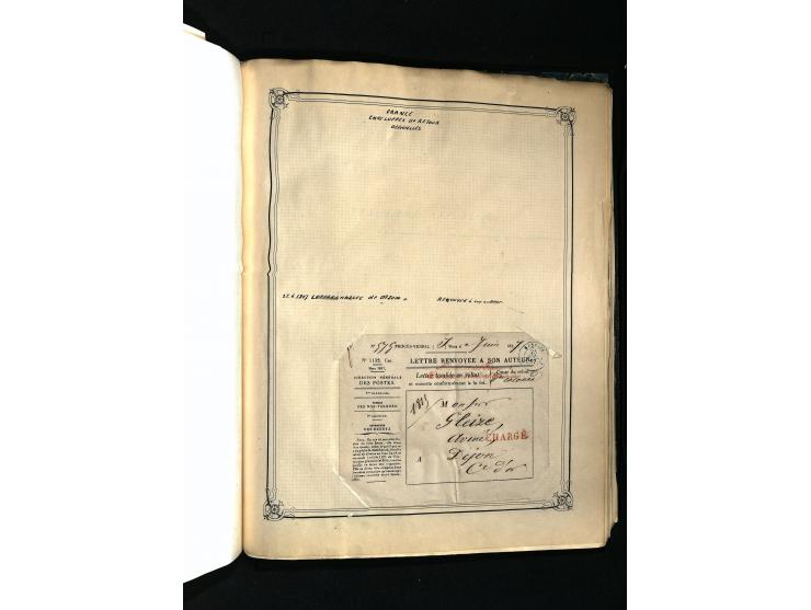 1757/1917, interessante Sammlung mit über 350 Briefen, dabei viel Vorphila bzw. markenlose Belege u.a. mit Kartenschluß, auße