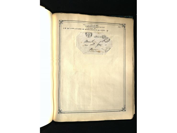 1757/1917, interessante Sammlung mit über 350 Briefen, dabei viel Vorphila bzw. markenlose Belege u.a. mit Kartenschluß, auße