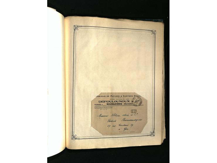 1757/1917, interessante Sammlung mit über 350 Briefen, dabei viel Vorphila bzw. markenlose Belege u.a. mit Kartenschluß, auße