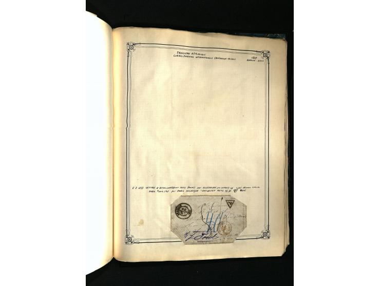 1757/1917, interessante Sammlung mit über 350 Briefen, dabei viel Vorphila bzw. markenlose Belege u.a. mit Kartenschluß, auße