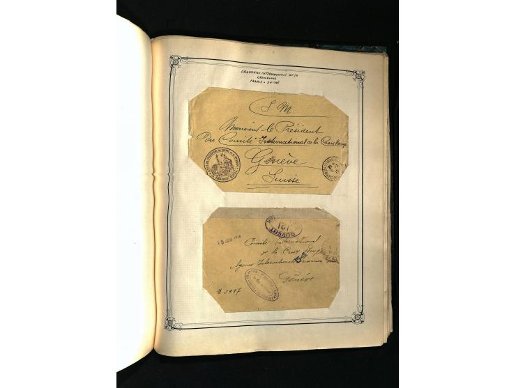 1757/1917, interessante Sammlung mit über 350 Briefen, dabei viel Vorphila bzw. markenlose Belege u.a. mit Kartenschluß, auße
