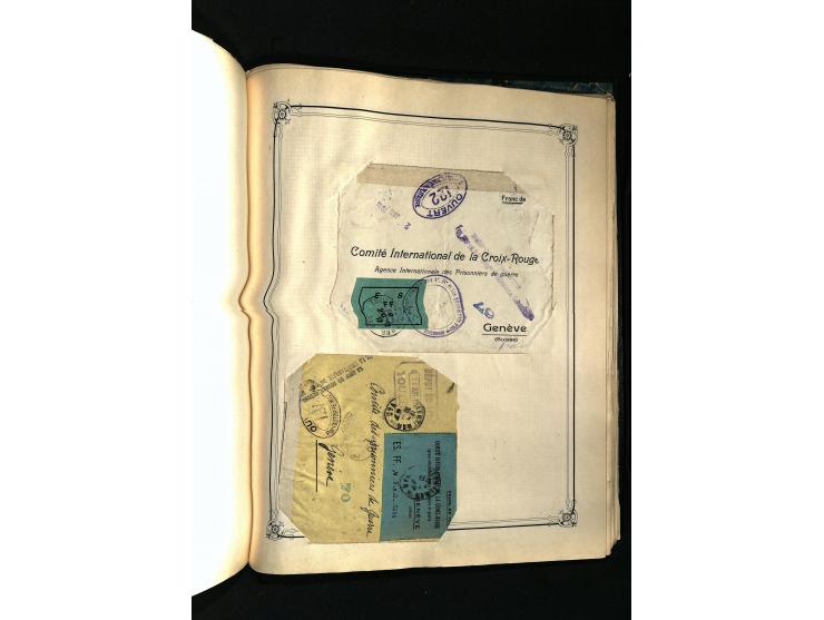 1757/1917, interessante Sammlung mit über 350 Briefen, dabei viel Vorphila bzw. markenlose Belege u.a. mit Kartenschluß, auße
