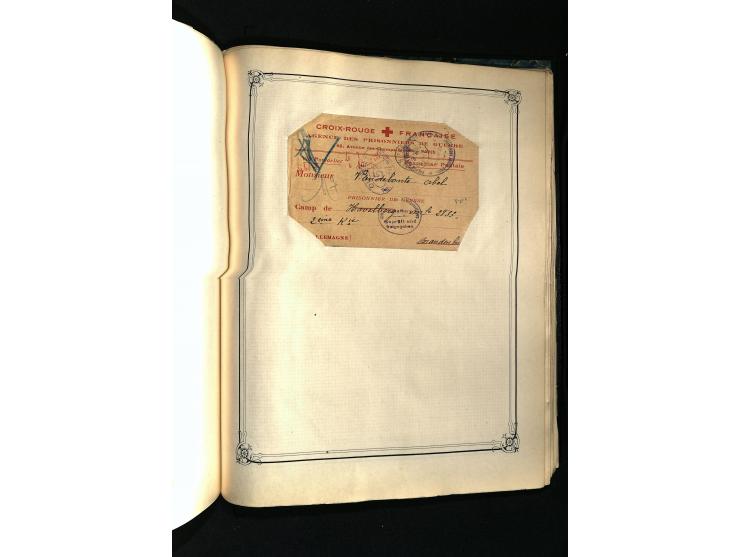 1757/1917, interessante Sammlung mit über 350 Briefen, dabei viel Vorphila bzw. markenlose Belege u.a. mit Kartenschluß, auße
