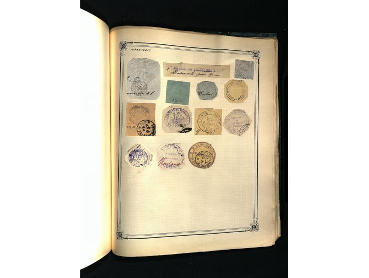 1757/1917, interessante Sammlung mit über 350 Briefen, dabei viel Vorphila bzw. markenlose Belege u.a. mit Kartenschluß, auße