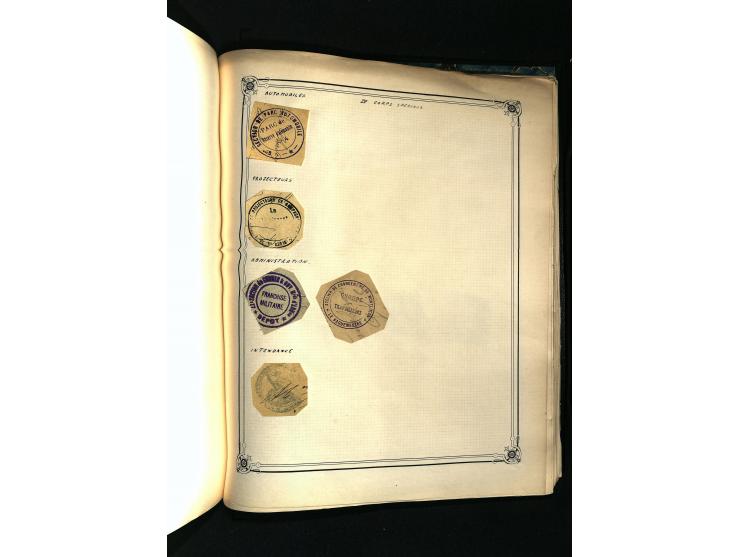 1757/1917, interessante Sammlung mit über 350 Briefen, dabei viel Vorphila bzw. markenlose Belege u.a. mit Kartenschluß, auße