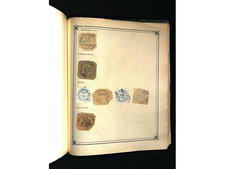 1757/1917, interessante Sammlung mit über 350 Briefen, dabei viel Vorphila bzw. markenlose Belege u.a. mit Kartenschluß, auße