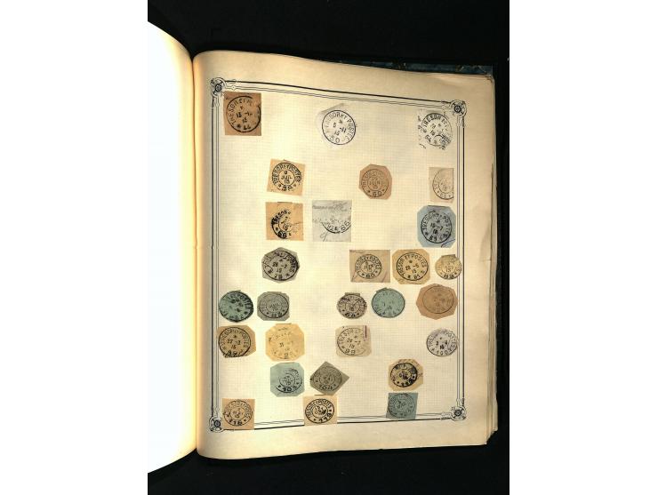 1757/1917, interessante Sammlung mit über 350 Briefen, dabei viel Vorphila bzw. markenlose Belege u.a. mit Kartenschluß, auße