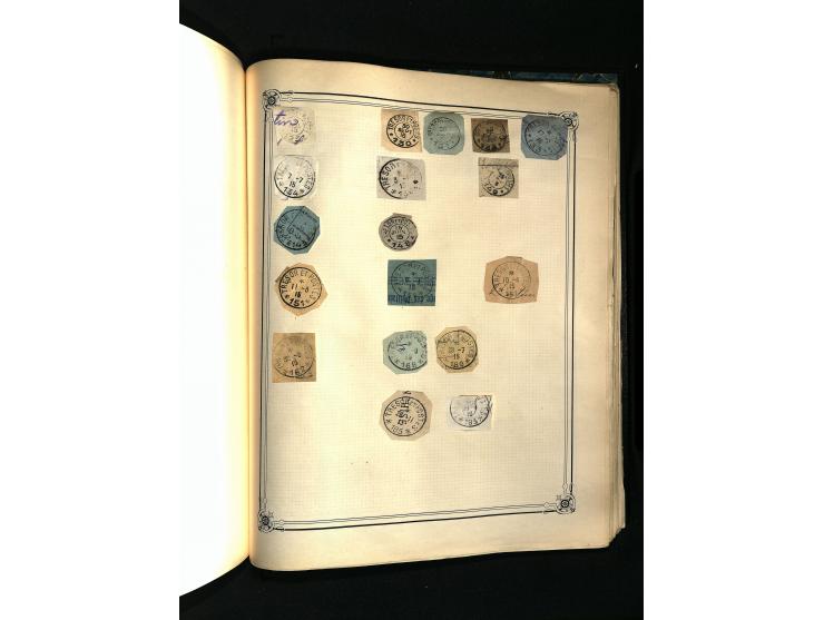 1757/1917, interessante Sammlung mit über 350 Briefen, dabei viel Vorphila bzw. markenlose Belege u.a. mit Kartenschluß, auße