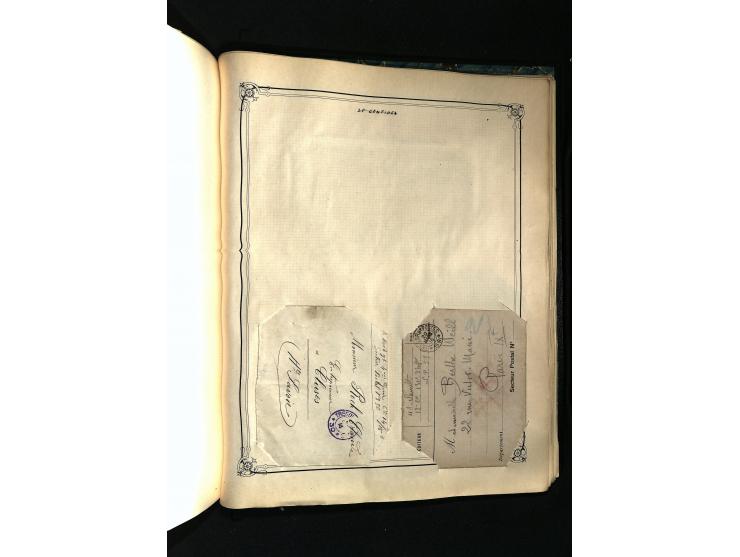 1757/1917, interessante Sammlung mit über 350 Briefen, dabei viel Vorphila bzw. markenlose Belege u.a. mit Kartenschluß, auße