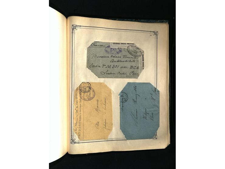 1757/1917, interessante Sammlung mit über 350 Briefen, dabei viel Vorphila bzw. markenlose Belege u.a. mit Kartenschluß, auße