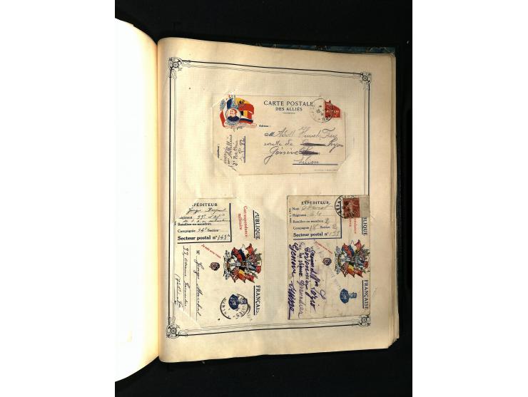 1757/1917, interessante Sammlung mit über 350 Briefen, dabei viel Vorphila bzw. markenlose Belege u.a. mit Kartenschluß, auße