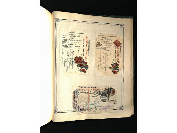 1757/1917, interessante Sammlung mit über 350 Briefen, dabei viel Vorphila bzw. markenlose Belege u.a. mit Kartenschluß, auße