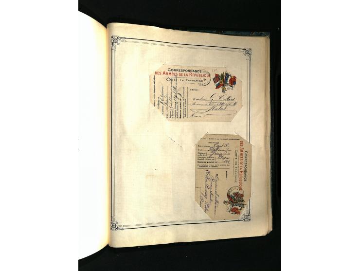 1757/1917, interessante Sammlung mit über 350 Briefen, dabei viel Vorphila bzw. markenlose Belege u.a. mit Kartenschluß, auße