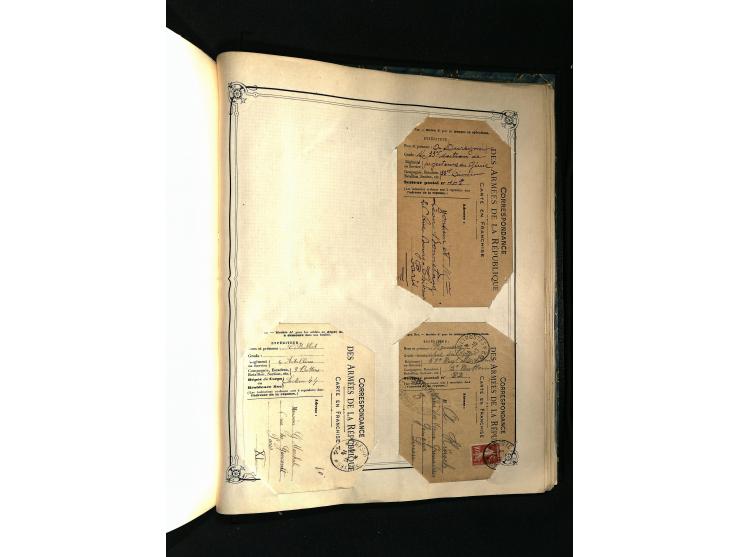 1757/1917, interessante Sammlung mit über 350 Briefen, dabei viel Vorphila bzw. markenlose Belege u.a. mit Kartenschluß, auße