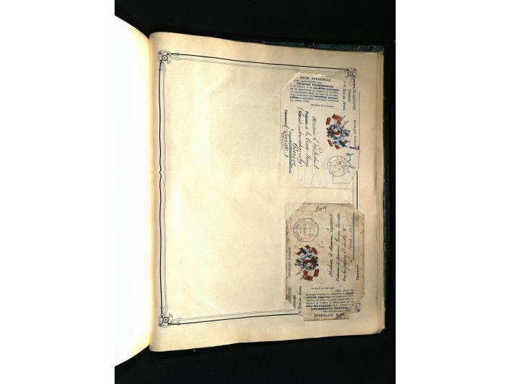1757/1917, interessante Sammlung mit über 350 Briefen, dabei viel Vorphila bzw. markenlose Belege u.a. mit Kartenschluß, auße