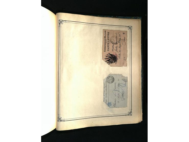 1757/1917, interessante Sammlung mit über 350 Briefen, dabei viel Vorphila bzw. markenlose Belege u.a. mit Kartenschluß, auße