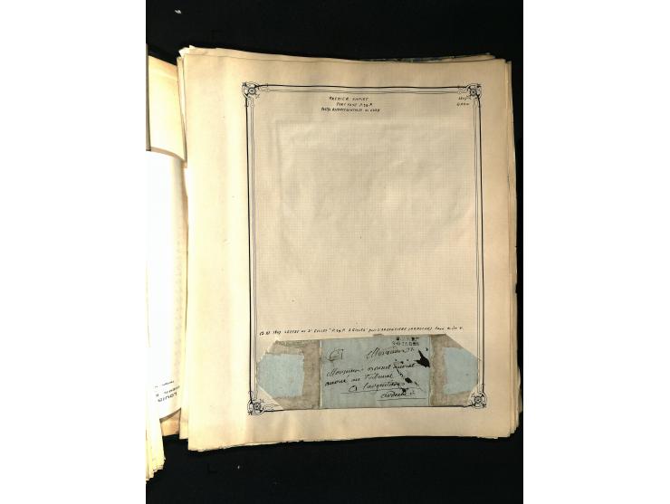 1757/1917, interessante Sammlung mit über 350 Briefen, dabei viel Vorphila bzw. markenlose Belege u.a. mit Kartenschluß, auße