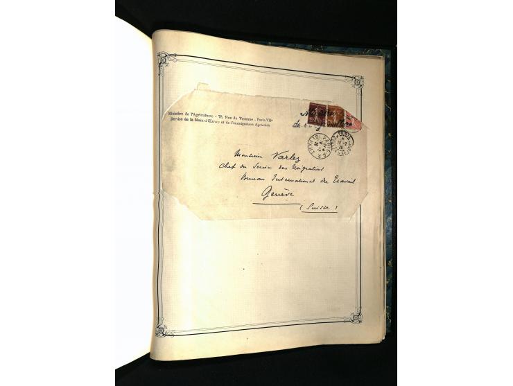 1757/1917, interessante Sammlung mit über 350 Briefen, dabei viel Vorphila bzw. markenlose Belege u.a. mit Kartenschluß, auße