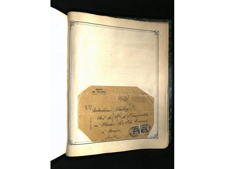 1757/1917, interessante Sammlung mit über 350 Briefen, dabei viel Vorphila bzw. markenlose Belege u.a. mit Kartenschluß, auße