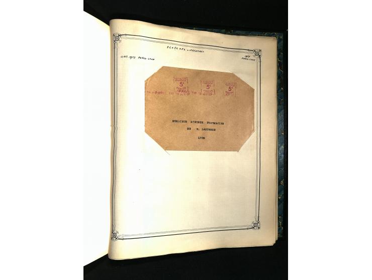 1757/1917, interessante Sammlung mit über 350 Briefen, dabei viel Vorphila bzw. markenlose Belege u.a. mit Kartenschluß, auße