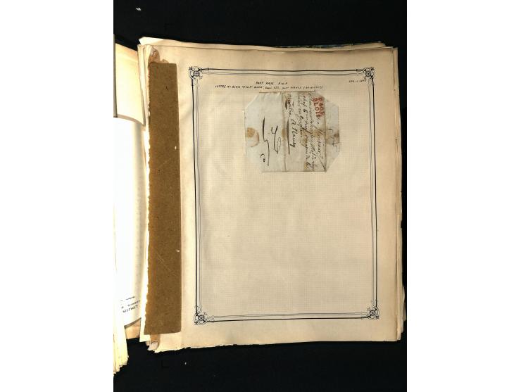 1757/1917, interessante Sammlung mit über 350 Briefen, dabei viel Vorphila bzw. markenlose Belege u.a. mit Kartenschluß, auße