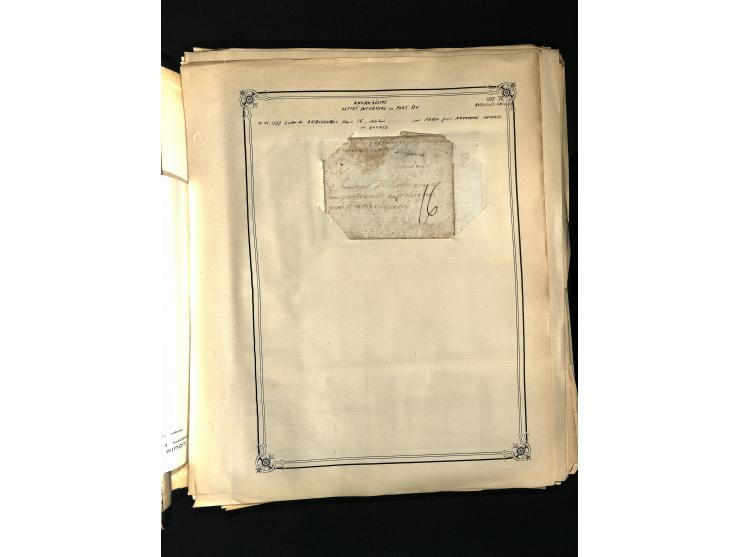 1757/1917, interessante Sammlung mit über 350 Briefen, dabei viel Vorphila bzw. markenlose Belege u.a. mit Kartenschluß, auße