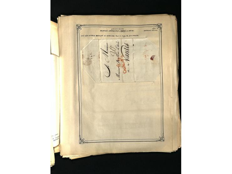 1757/1917, interessante Sammlung mit über 350 Briefen, dabei viel Vorphila bzw. markenlose Belege u.a. mit Kartenschluß, auße