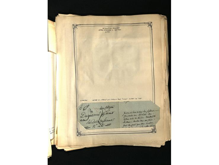 1757/1917, interessante Sammlung mit über 350 Briefen, dabei viel Vorphila bzw. markenlose Belege u.a. mit Kartenschluß, auße