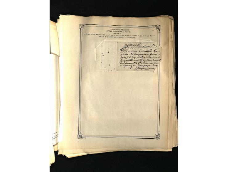 1757/1917, interessante Sammlung mit über 350 Briefen, dabei viel Vorphila bzw. markenlose Belege u.a. mit Kartenschluß, auße