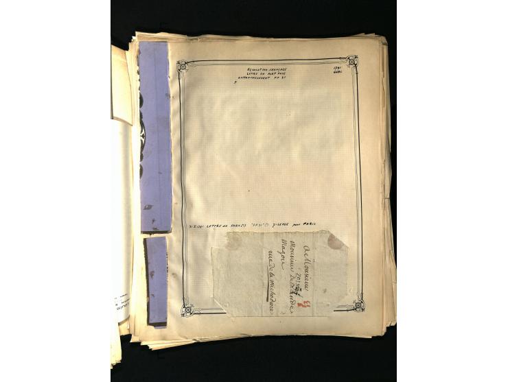 1757/1917, interessante Sammlung mit über 350 Briefen, dabei viel Vorphila bzw. markenlose Belege u.a. mit Kartenschluß, auße