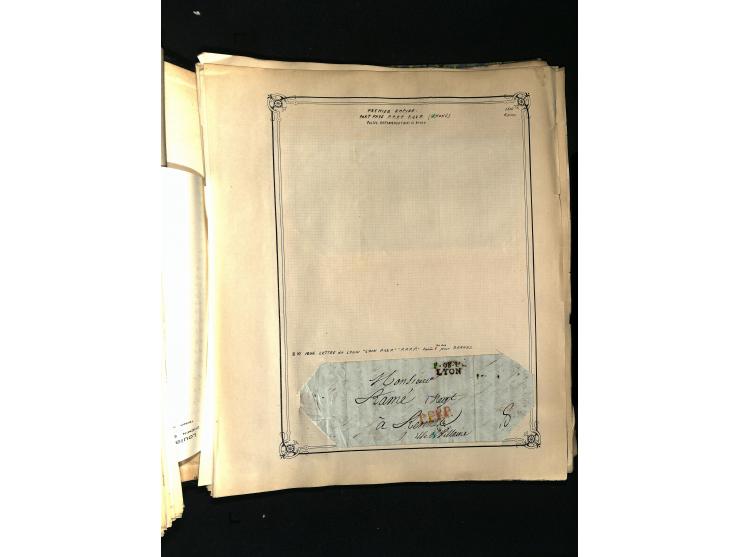 1757/1917, interessante Sammlung mit über 350 Briefen, dabei viel Vorphila bzw. markenlose Belege u.a. mit Kartenschluß, auße