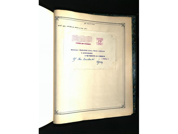 1757/1917, interessante Sammlung mit über 350 Briefen, dabei viel Vorphila bzw. markenlose Belege u.a. mit Kartenschluß, auße
