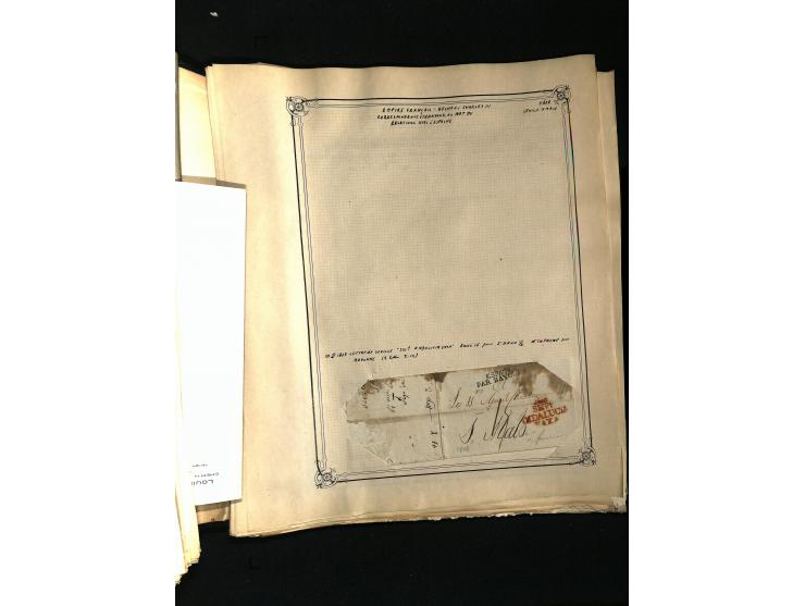 1757/1917, interessante Sammlung mit über 350 Briefen, dabei viel Vorphila bzw. markenlose Belege u.a. mit Kartenschluß, auße