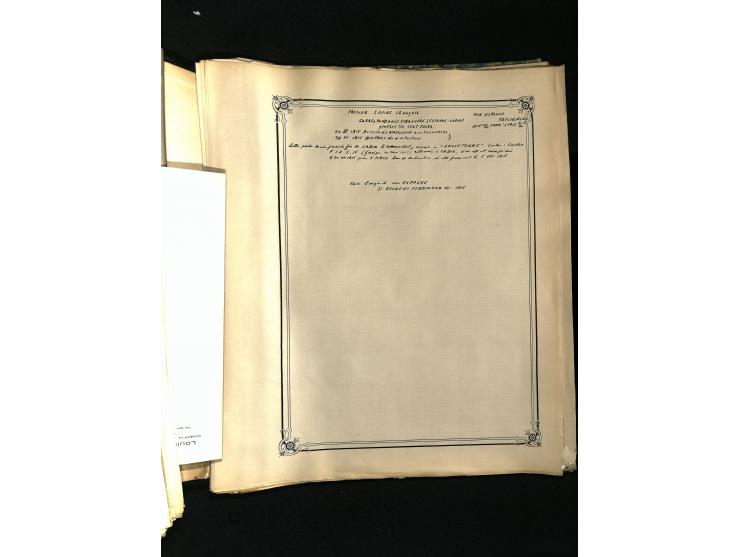 1757/1917, interessante Sammlung mit über 350 Briefen, dabei viel Vorphila bzw. markenlose Belege u.a. mit Kartenschluß, auße