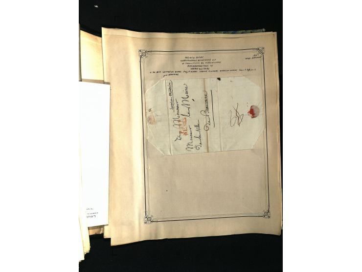 1757/1917, interessante Sammlung mit über 350 Briefen, dabei viel Vorphila bzw. markenlose Belege u.a. mit Kartenschluß, auße