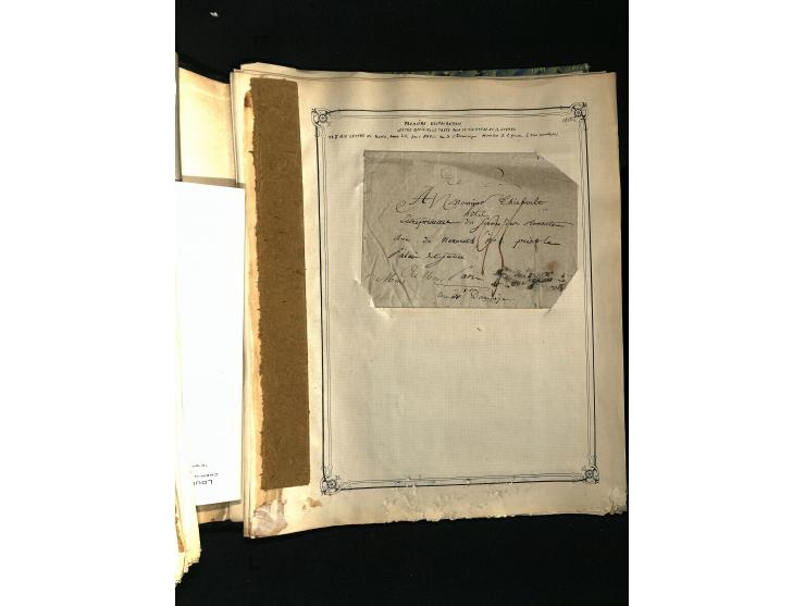 1757/1917, interessante Sammlung mit über 350 Briefen, dabei viel Vorphila bzw. markenlose Belege u.a. mit Kartenschluß, auße