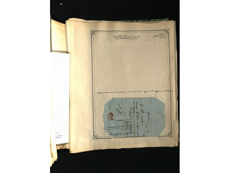 1757/1917, interessante Sammlung mit über 350 Briefen, dabei viel Vorphila bzw. markenlose Belege u.a. mit Kartenschluß, auße