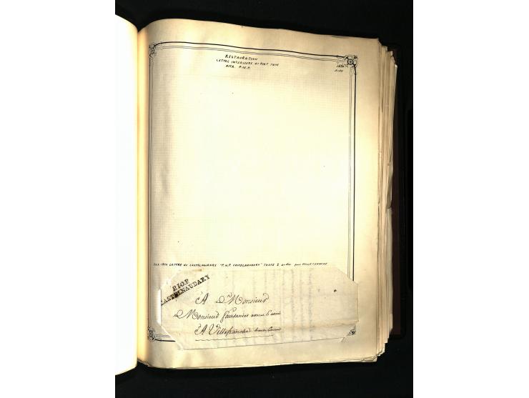 1757/1917, interessante Sammlung mit über 350 Briefen, dabei viel Vorphila bzw. markenlose Belege u.a. mit Kartenschluß, auße