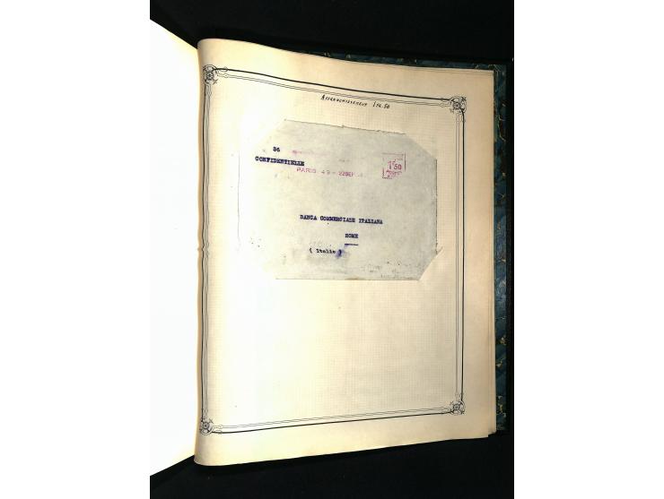 1757/1917, interessante Sammlung mit über 350 Briefen, dabei viel Vorphila bzw. markenlose Belege u.a. mit Kartenschluß, auße