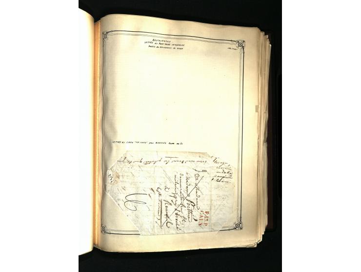 1757/1917, interessante Sammlung mit über 350 Briefen, dabei viel Vorphila bzw. markenlose Belege u.a. mit Kartenschluß, auße