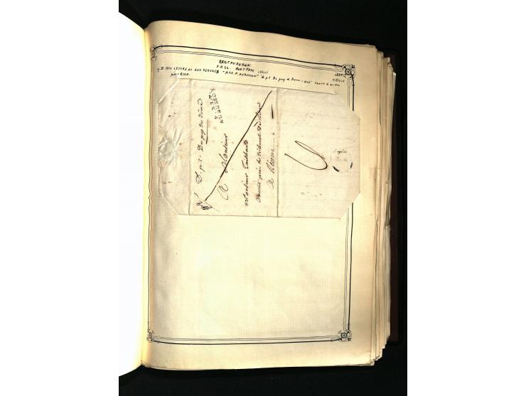 1757/1917, interessante Sammlung mit über 350 Briefen, dabei viel Vorphila bzw. markenlose Belege u.a. mit Kartenschluß, auße
