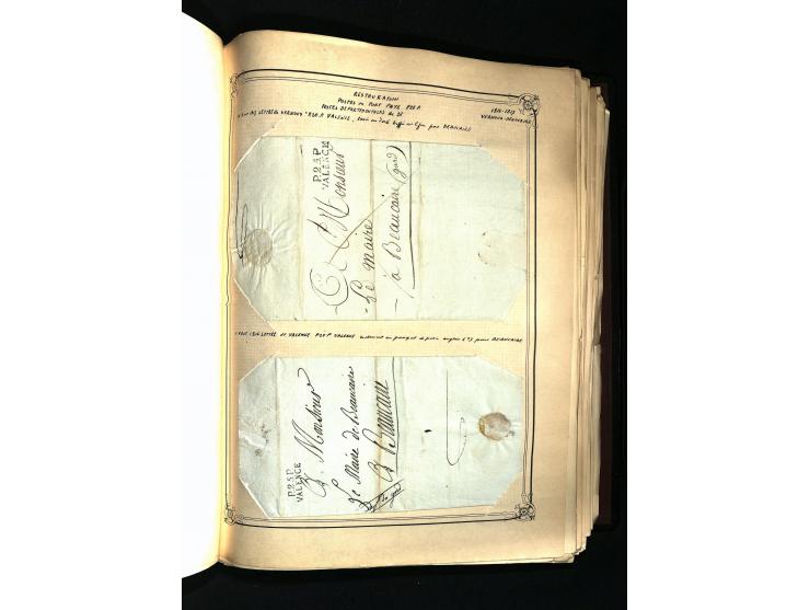 1757/1917, interessante Sammlung mit über 350 Briefen, dabei viel Vorphila bzw. markenlose Belege u.a. mit Kartenschluß, auße