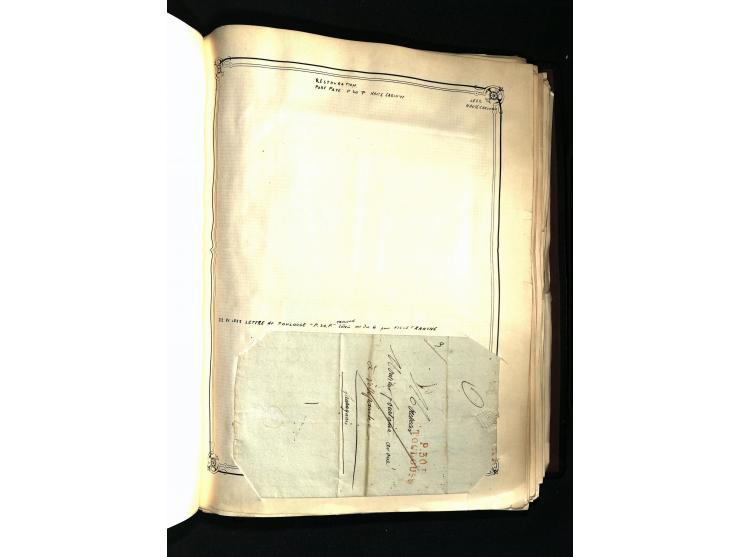 1757/1917, interessante Sammlung mit über 350 Briefen, dabei viel Vorphila bzw. markenlose Belege u.a. mit Kartenschluß, auße