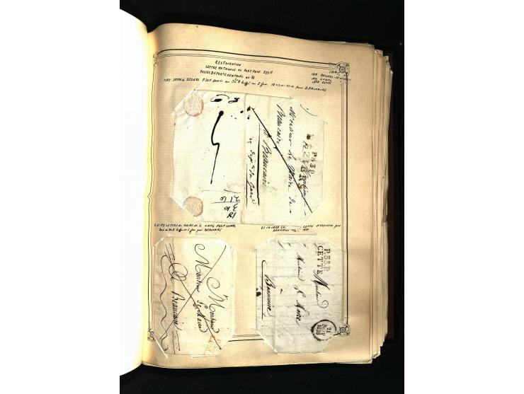 1757/1917, interessante Sammlung mit über 350 Briefen, dabei viel Vorphila bzw. markenlose Belege u.a. mit Kartenschluß, auße